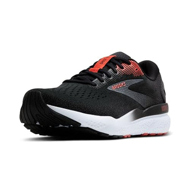 BROOKS Men's Ghost 16 Sneaker, Black/Ebony/Burnt Sienna, 44.5 EU on sale